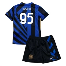 Inter Milan Bastoni 95 Lasten Kotipelipaita 2024-25 Jalkapallo Pelipaidat Peliasut