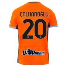 Inter Milan Çalhanoğlu 20 Kolmas Pelipaita 2023-24 Jalkapallo Pelipaidat Peliasut