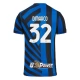 Inter Milan Dimarco 32 Kotipelipaita 2024-25 Jalkapallo Pelipaidat Peliasut