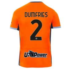 Inter Milan Dumfries 2 Kolmas Pelipaita 2023-24 Jalkapallo Pelipaidat Peliasut