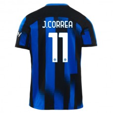 Inter Milan J.Correa 11 Kotipelipaita 2023-24 Jalkapallo Pelipaidat Peliasut