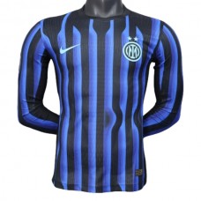 Inter Milan Kotipelipaita 2025-26 Jalkapallo Pelipaidat Peliasut(L/S)