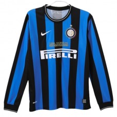 Inter Milan Kotipelipaita Retro 2009-10 Jalkapallo Pelipaidat Peliasut(L/S)