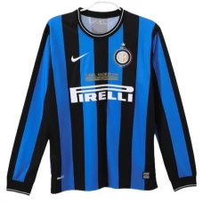 Inter Milan Kotipelipaita Retro 2009-10 Jalkapallo Pelipaidat Peliasut(L/S)