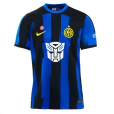 Inter Milan Kotipelipaita Transformers 2023-24 Jalkapallo Pelipaidat Peliasut