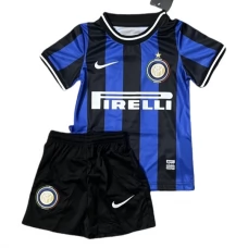 Inter Milan Lasten Kotipelipaita Retro 2009-10 Jalkapallo Pelipaidat Peliasut