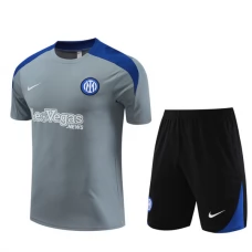 Inter Milan Lasten Treenipaita Suits 2024-25 - Shorts Harmaa