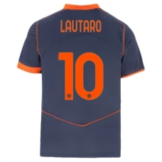 Inter Milan Lautaro 10 Kolmas Pelipaita 2025-26 Jalkapallo Pelipaidat Peliasut
