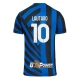 Inter Milan Lautaro 10 Kotipelipaita 2024-25 Jalkapallo Pelipaidat Peliasut