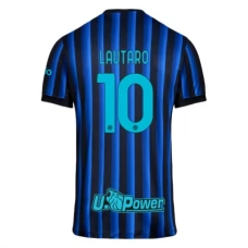 Inter Milan Lautaro 10 Kotipelipaita 2025-26 Jalkapallo Pelipaidat Peliasut