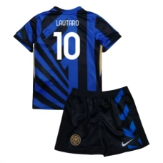 Inter Milan Lautaro 10 Lasten Kotipelipaita 2024-25 Jalkapallo Pelipaidat Peliasut