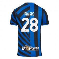 Inter Milan Pavard 28 Kotipelipaita 2024-25 Jalkapallo Pelipaidat Peliasut