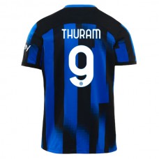 Inter Milan Thuram 9 Kotipelipaita 2023-24 Jalkapallo Pelipaidat Peliasut