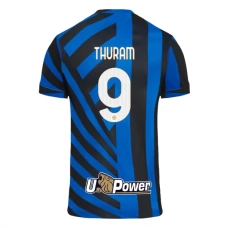 Inter Milan Thuram 9 Kotipelipaita 2024-25 Jalkapallo Pelipaidat Peliasut