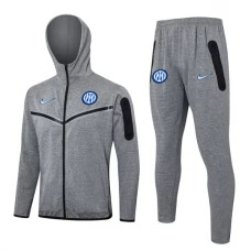 Inter Milan Treenitakki Suits 2024-25 - Huppari Harmaa