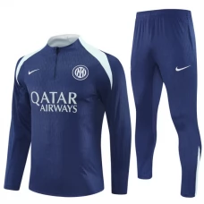 Inter Milan Verryttelypuku 2025-26 - 1-4 Zip Sininen