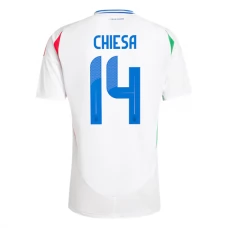 Italia Chiesa 14 Vieraspelipaita EM 2024 Jalkapallo Pelipaidat Peliasut