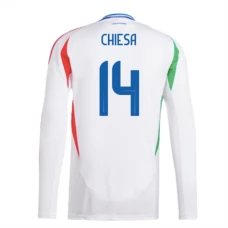 Italia Chiesa 14 Vieraspelipaita EM 2024 Jalkapallo Pelipaidat Peliasut(L/S)