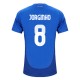 Italia Jorginho 8 Kotipelipaita EM 2024 Jalkapallo Pelipaidat Peliasut