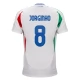 Italia Jorginho 8 Vieraspelipaita EM 2024 Jalkapallo Pelipaidat Peliasut