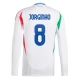Italia Jorginho 8 Vieraspelipaita EM 2024 Jalkapallo Pelipaidat Peliasut(L/S)