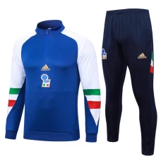 Italia Lasten Verryttelypuku 2023-24 - 1-4 Zip Sininen