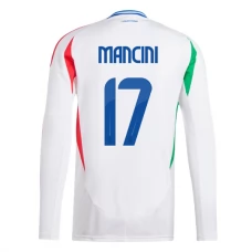 Italia Mancini 17 Vieraspelipaita EM 2024 Jalkapallo Pelipaidat Peliasut(L/S)