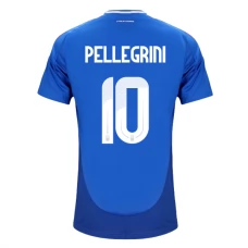 Italia Pellegrini 10 Kotipelipaita EM 2024 Jalkapallo Pelipaidat Peliasut