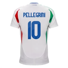 Italia Pellegrini 10 Vieraspelipaita EM 2024 Jalkapallo Pelipaidat Peliasut