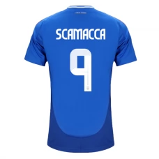Italia Scamacca 9 Kotipelipaita EM 2024 Jalkapallo Pelipaidat Peliasut