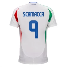 Italia Scamacca 9 Vieraspelipaita EM 2024 Jalkapallo Pelipaidat Peliasut
