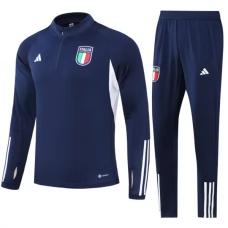 Italia Verryttelypuku 2023-24 - 1-4 Zip Laivastonsininen