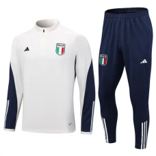 Italia Verryttelypuku 2023-24 - 1-4 Zip Valkoinen