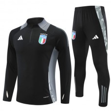Italia Verryttelypuku 2024-25 - 1-4 Zip Musta