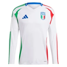 Italia Vieraspelipaita EM 2024 Jalkapallo Pelipaidat Peliasut(L/S)