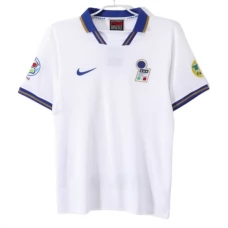 Italia Vieraspelipaita Retro 1996 Jalkapallo Pelipaidat Peliasut