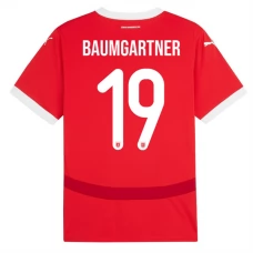 Itävalta Baumgartner 19 Kotipelipaita EM 2024 Jalkapallo Pelipaidat Peliasut