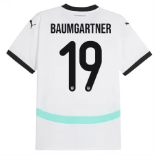 Itävalta Baumgartner 19 Vieraspelipaita EM 2024 Jalkapallo Pelipaidat Peliasut