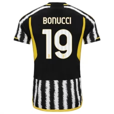 Juventus FC Bonucci 19 Kotipelipaita 2023-24 Jalkapallo Pelipaidat Peliasut