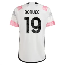 Juventus FC Bonucci 19 Vieraspelipaita 2023-24 Jalkapallo Pelipaidat Peliasut