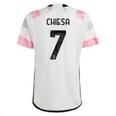 Juventus FC Chiesa 7 Vieraspelipaita 2023-24 Jalkapallo Pelipaidat Peliasut