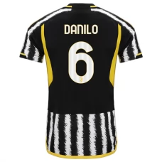 Juventus FC Danilo 6 Kotipelipaita 2023-24 Jalkapallo Pelipaidat Peliasut