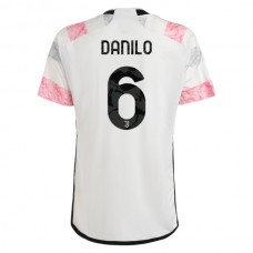 Juventus FC Danilo 6 Vieraspelipaita 2023-24 Jalkapallo Pelipaidat Peliasut