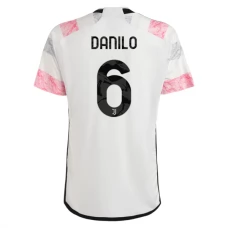 Juventus FC Danilo 6 Vieraspelipaita 2023-24 Jalkapallo Pelipaidat Peliasut