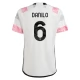 Juventus FC Danilo 6 Vieraspelipaita 2023-24 Jalkapallo Pelipaidat Peliasut