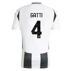 Juventus FC Gatti 4 Kotipelipaita 2024-25 Jalkapallo Pelipaidat Peliasut
