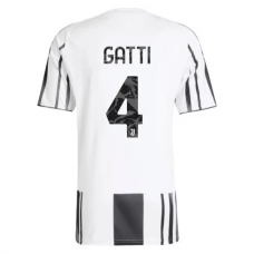 Juventus FC Gatti 4 Kotipelipaita 2025-26 Jalkapallo Pelipaidat Peliasut