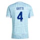 Juventus FC Gatti 4 Vieraspelipaita 2025-26 Jalkapallo Pelipaidat Peliasut