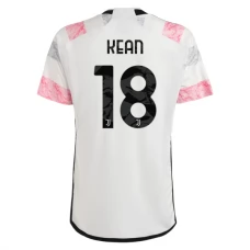 Juventus FC Kean 18 Vieraspelipaita 2023-24 Jalkapallo Pelipaidat Peliasut