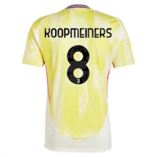 Juventus FC Koopmeiners 8 Vieraspelipaita 2024-25 Jalkapallo Pelipaidat Peliasut